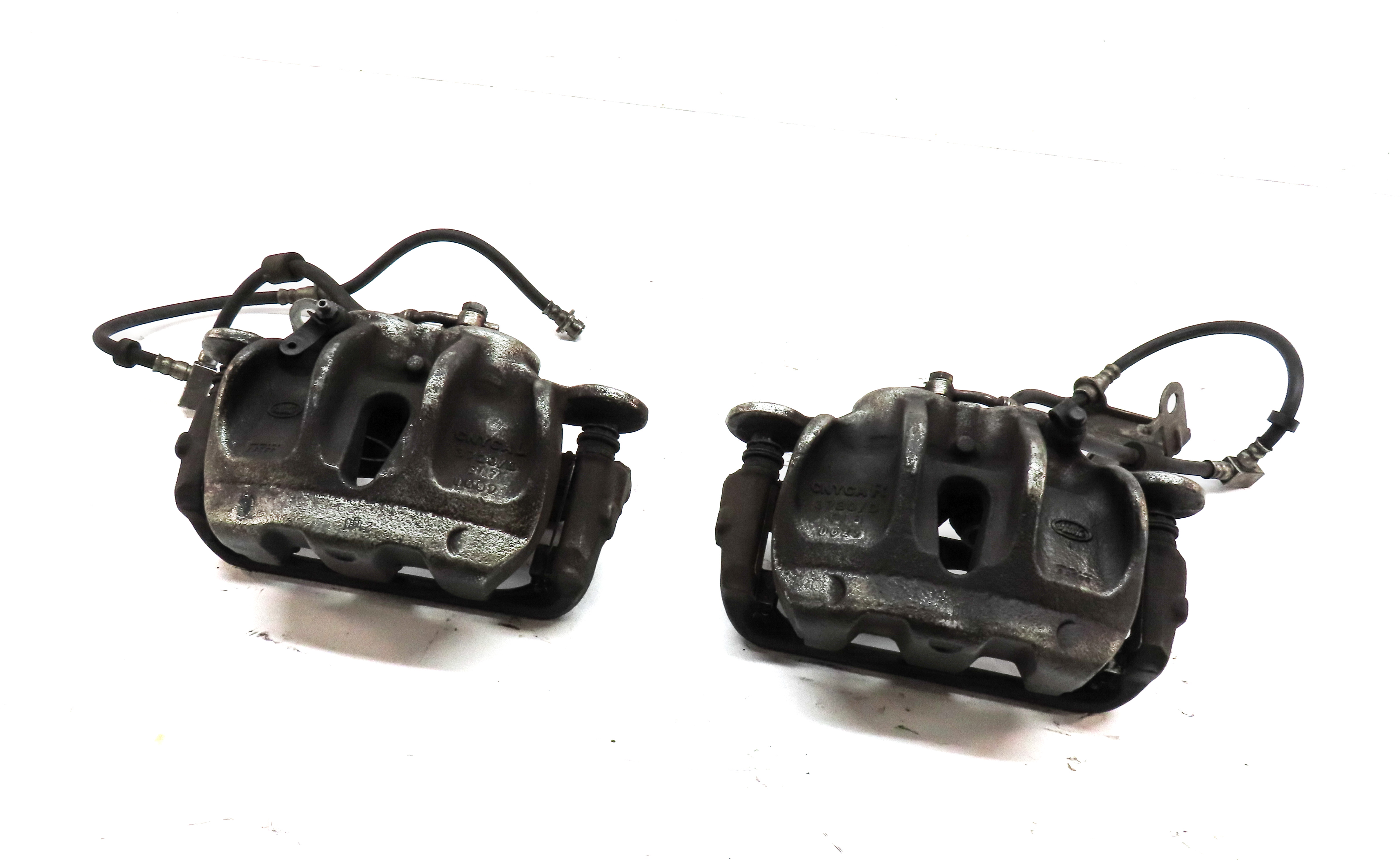 10-17 LR4 DISCOVERY RANGE ROVER SPORT L322 L320 FRONT BRAKE CALIPER SET (BREMBO) — exact item pictured